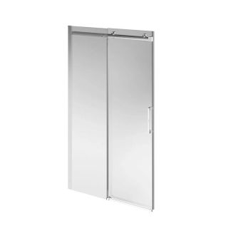 Душевая дверь Kerama Marazzi Cristallo CT.120.SD.BN 120 см с функцией soft close стекло прозрачное профиль никель брашированный